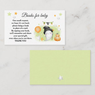 Halloween Boy Baby Shower Books For Baby Card