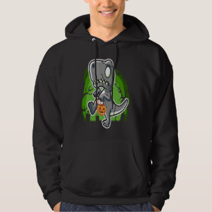 Halloween Boys Kids Dinsosaur Rex Pumpkin Hoodie
