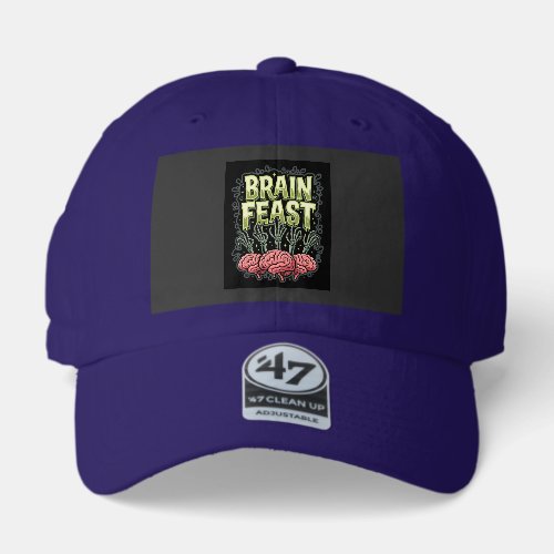 Halloween Brain Feast Zombie Hands Vector Design 47 Brand Hat