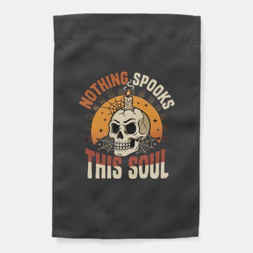 Halloween Brave Skeleton Night Garden Flag