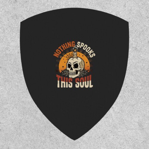 Halloween Brave Skeleton Night Patch