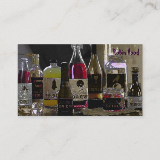 Customizable Halloween Brew ~ Business Card
