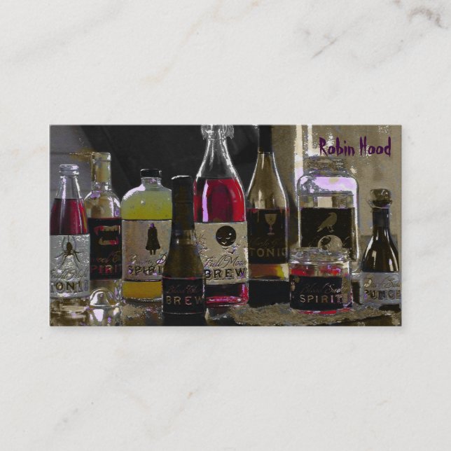 Halloween Brew ~ Business Card (Front)