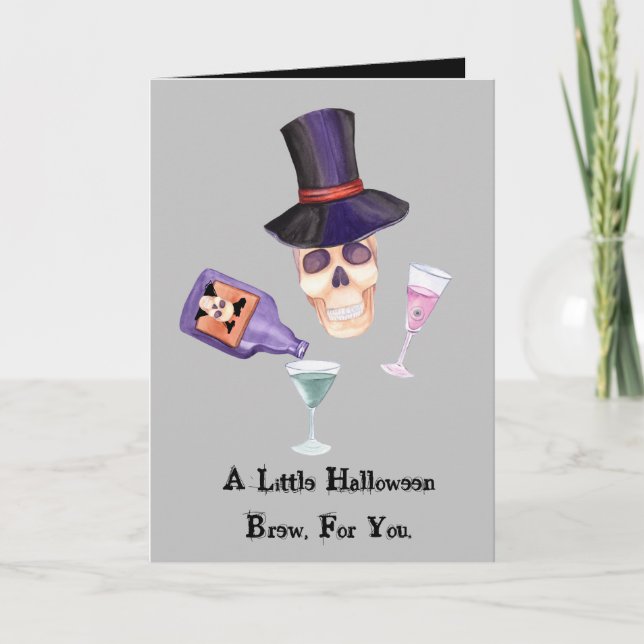 Halloween Brew For You  Greeting Card (Front)
