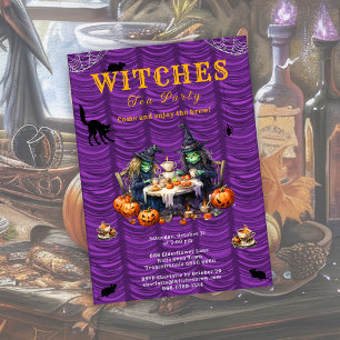 Halloween Brew Witches Tea Invitation