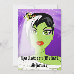 Halloween Bridal Shower Invitation