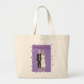 Halloween Bride Canvas Tote Bags