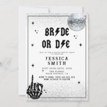 Halloween Bride or Die Bachelorette