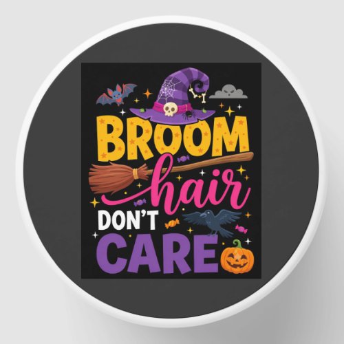 Halloween Broom Hair Don't Care Witch Quote Mini Candle Favors