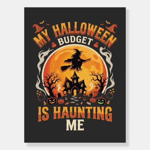 Halloween Budget Haunt Foam Board
