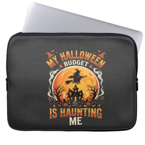 Halloween Budget Haunt Laptop Sleeve