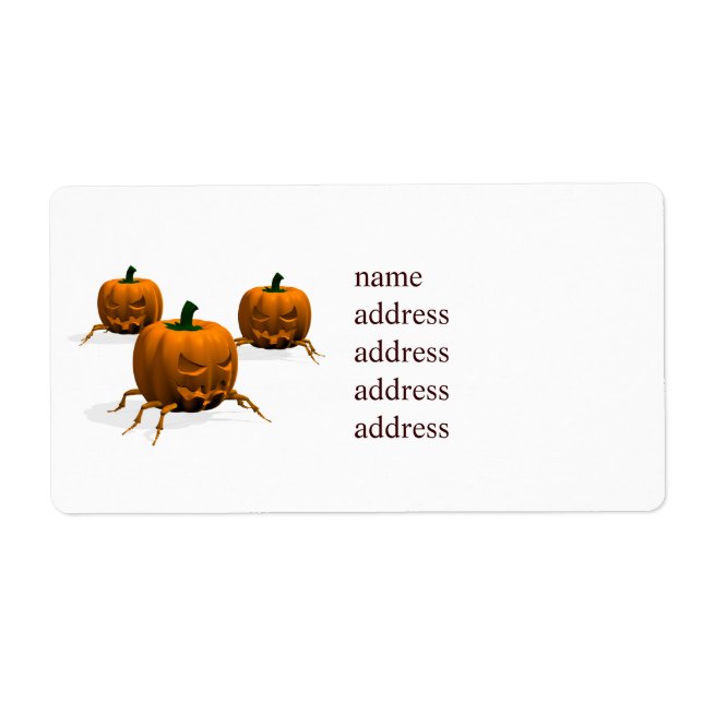 Halloween Bug Label (Front)