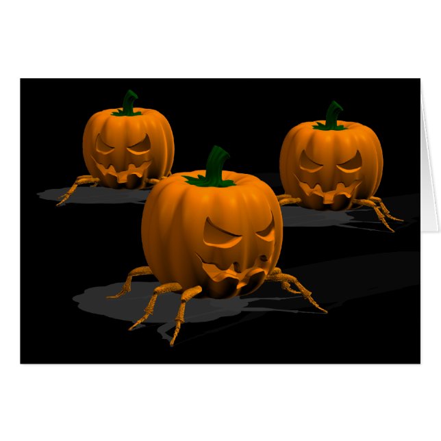 Halloween Bugs Cards (Front Horizontal)