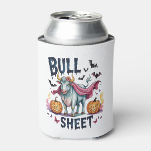 Halloween Bull Sheet,Funny Ghost Cow Can Cooler