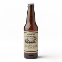 Halloween Bullfrog Slime Apothecary Beer Label