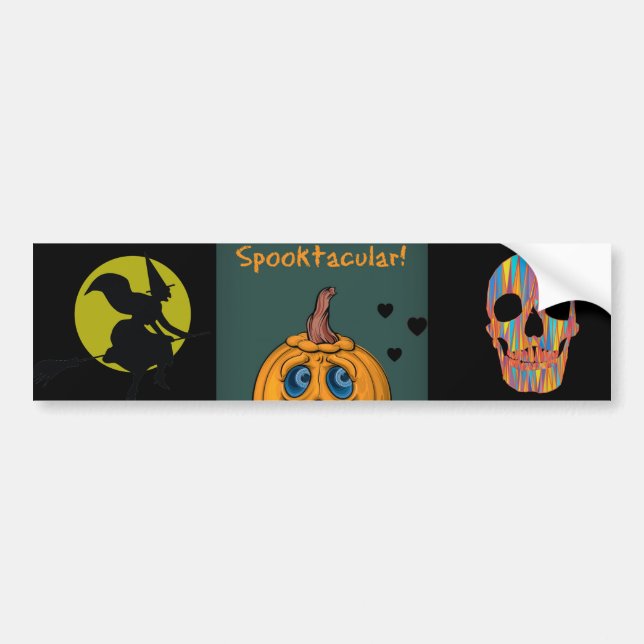 Halloween Bumper Sticker (Front)