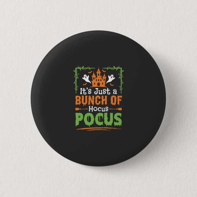 Halloween Bunch of Hocus Pocus Button (Front)
