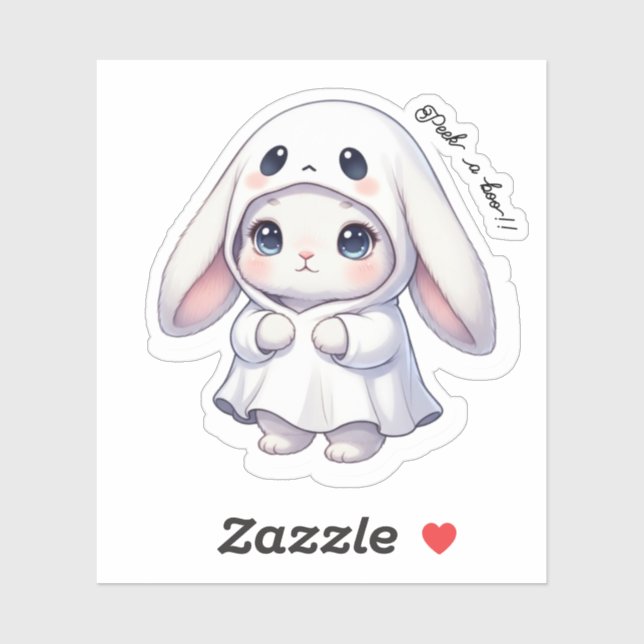 Halloween Bunny  Sticker (Sheet)