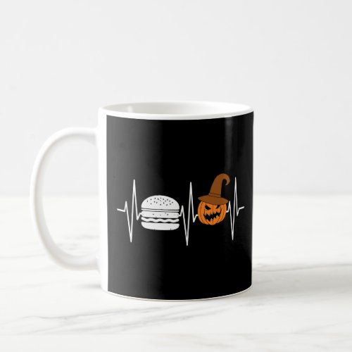Halloween Burger  Heartbeat Halloween Burger  Coffee Mug