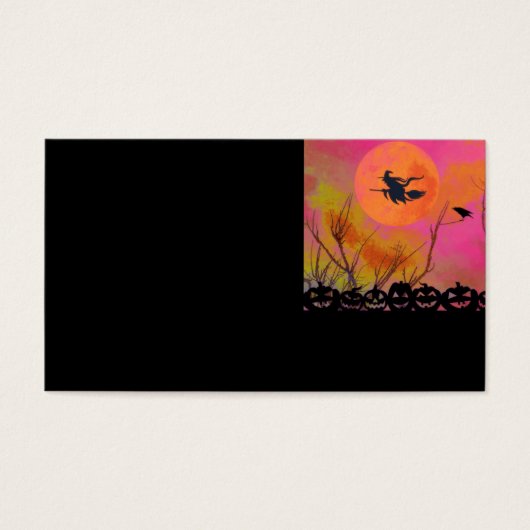 Halloween Business Card (Front)