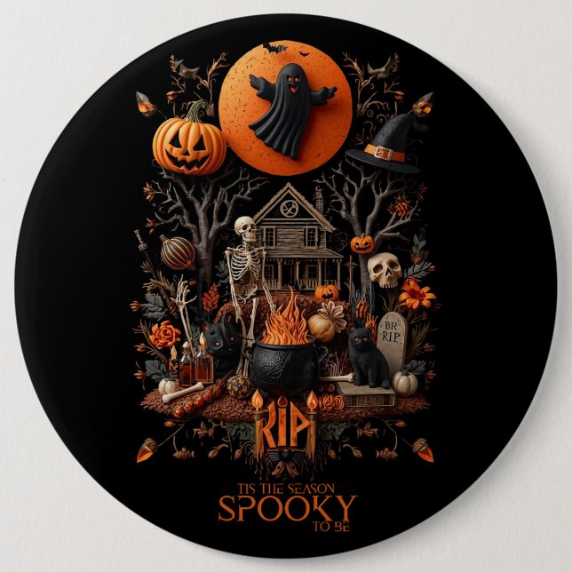 halloween button (Front)