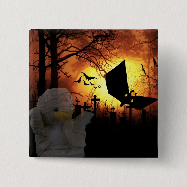 Halloween  button (Front)