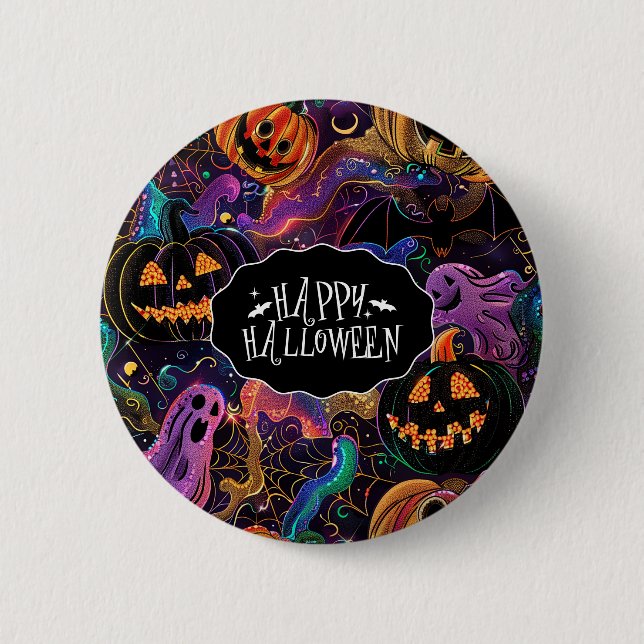 Halloween Button Pin (Front)