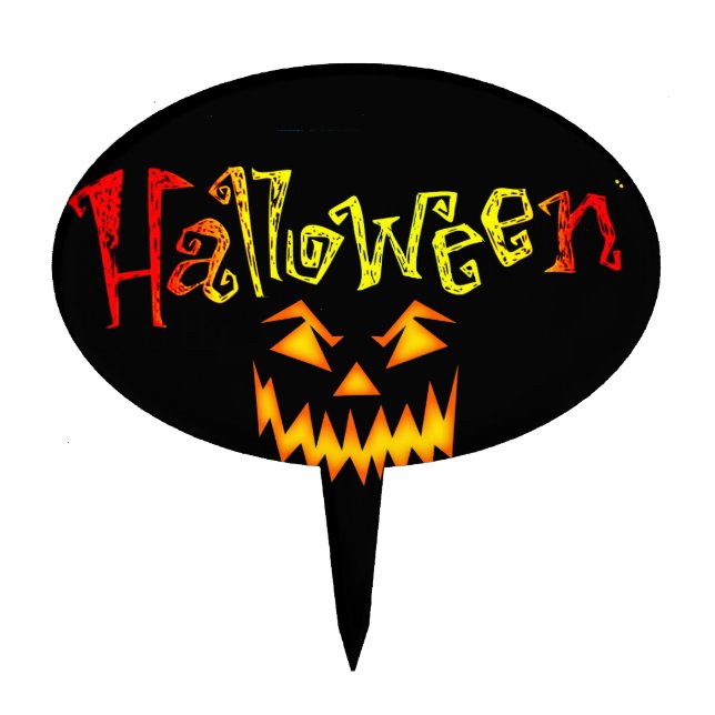 Halloween Cake Topper (Front)