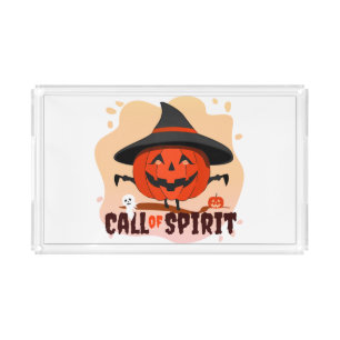 Halloween Call of Spirit Acrylic Tray
