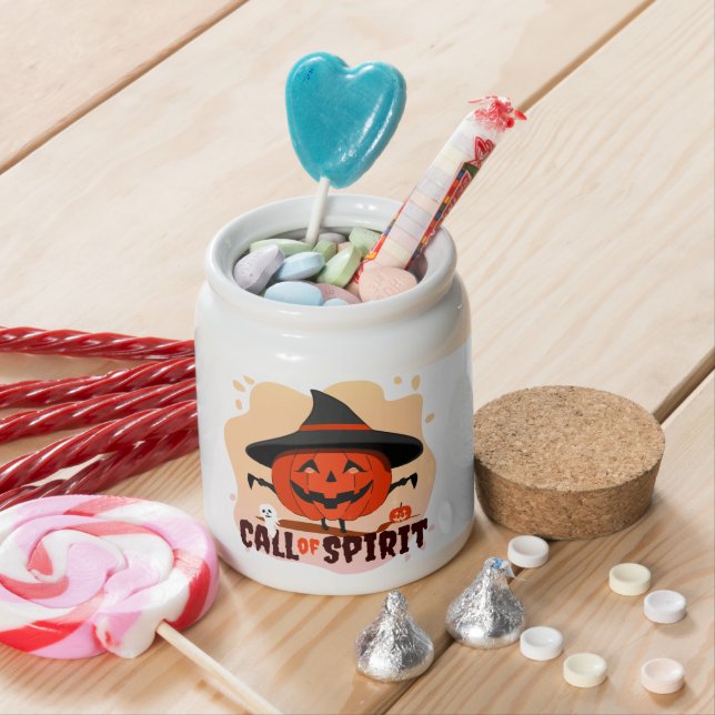 Halloween Call of Spirit Candy Jar (In Situ)