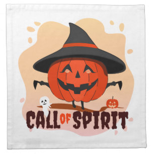 Halloween Call of Spirit Cloth Napkin