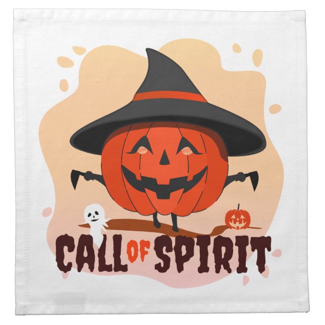 Halloween Call of Spirit Cloth Napkin (Front)
