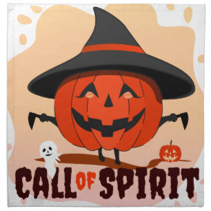 Halloween Call of Spirit Cloth Napkin