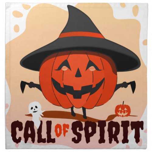 Halloween Call of Spirit Cloth Napkin