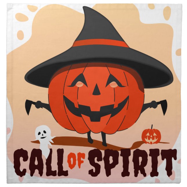 Halloween Call of Spirit Cloth Napkin (Front)