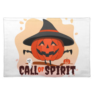 Halloween Call of Spirit Cloth Placemat