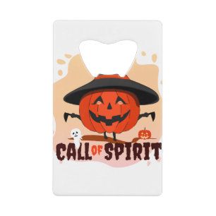Halloween Call of Spirit Credit Card Bottle Opener