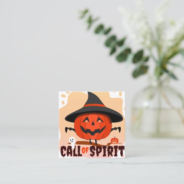 Halloween Call of Spirit Discount Card (Standing Front)