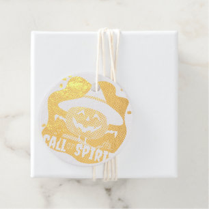 Halloween Call of Spirit Foil Favor Tags