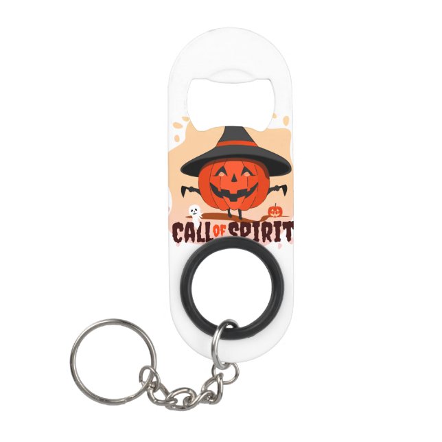 Halloween Call of Spirit Keychain Bottle Opener (Front)
