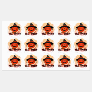 Halloween Call of Spirit Labels