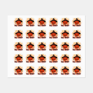 Halloween Call of Spirit Labels
