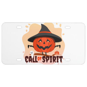 Halloween Call of Spirit License Plate