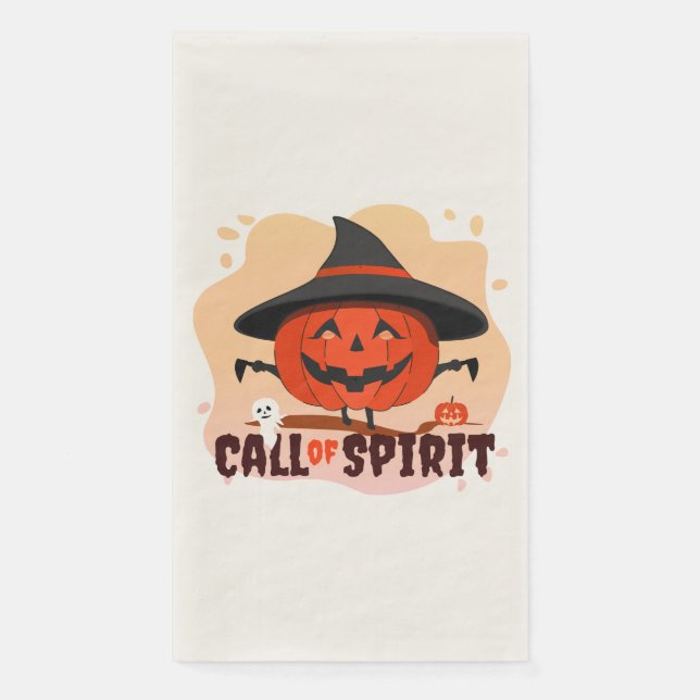 Halloween Call of Spirit Paper Guest Towels (Front)