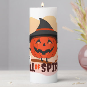 Halloween Call of Spirit Pillar Candle