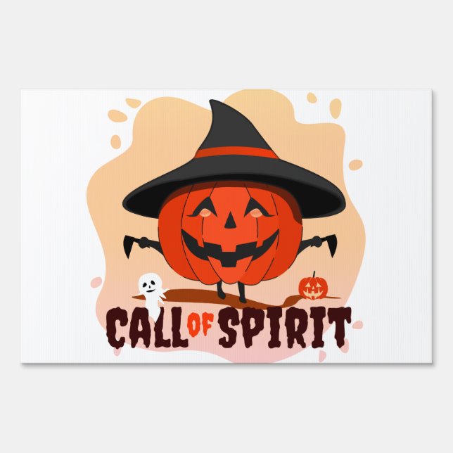 Halloween Call of Spirit Sign (Front)