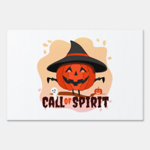 Halloween Call of Spirit Sign