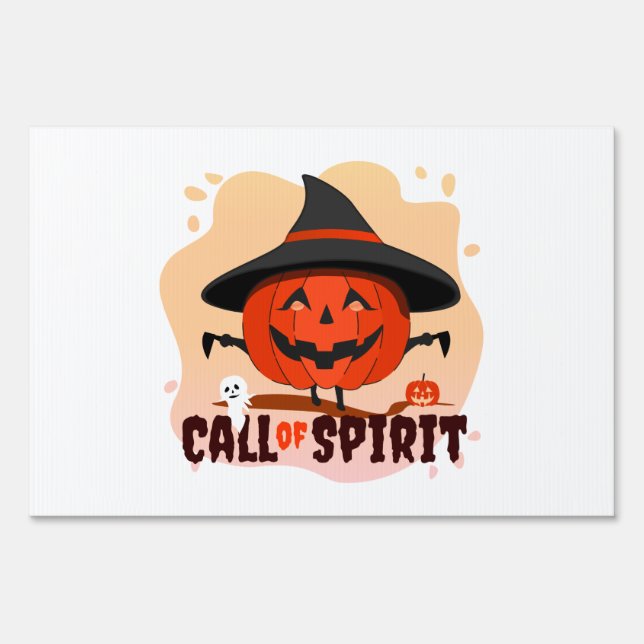 Halloween Call of Spirit Sign (Front)