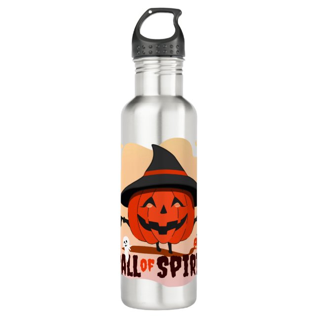 Halloween Call of Spirit Stainless Steel Water Bottle (Front)