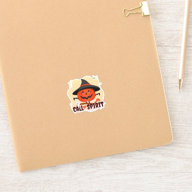 Halloween Call of Spirit Sticker (Notebook)